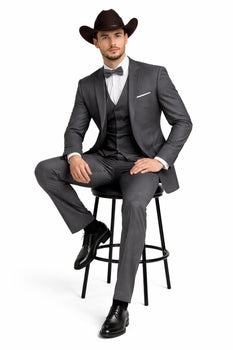 Men's Western Suit Trajes Para Hombres Cowboy Formal Attire de Novio Slim Fit Gray 34 Short or Extra Small Men's Western Suit Trajes Para Hombres Cowboy Formal Attire de Novio Slim Fit Gray 34 Short or Extra Small