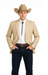 Western Suit - Trajes Para Hombres - Cowboy Formal Attire - Trajes De Novio - Slim Fit Western Tan