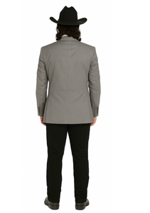 Western Suit - Trajes Para Hombres - Cowboy Formal Attire - Trajes De Novio - Western Grey