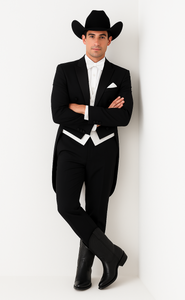 Western Suit - Trajes Para Hombres - Cowboy Formal Attires - Trajes De Novio - Black