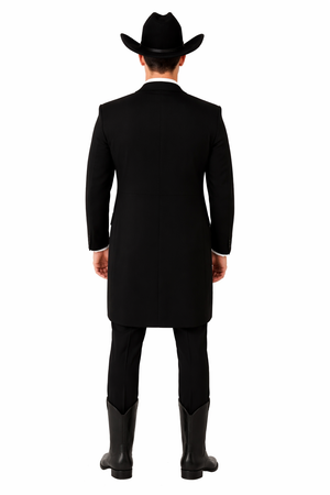 Western Suit - Trajes Para Hombres - Cowboy Formal Attires - Trajes De Novio - Black