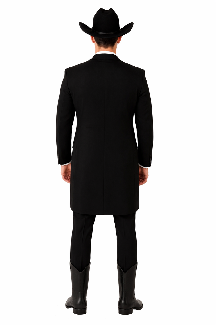 Western Suit - Trajes Para Hombres - Cowboy Formal Attires - Trajes De Novio - Black