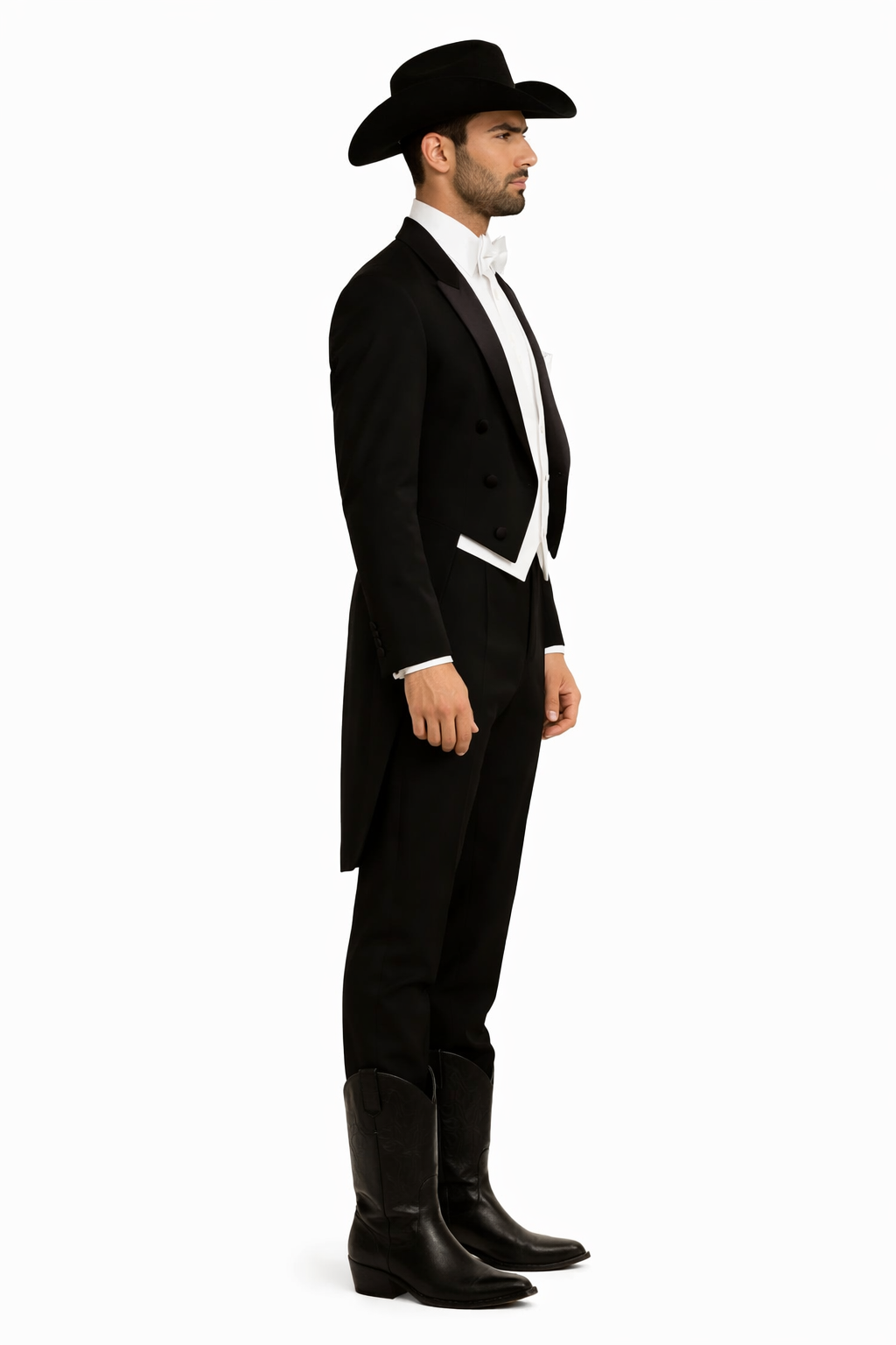 Western Suit - Trajes Para Hombres - Cowboy Formal Attires - Trajes De Novio - Black