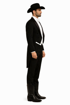 Western Suit - Trajes Para Hombres - Cowboy Formal Attires - Trajes De Novio - Black