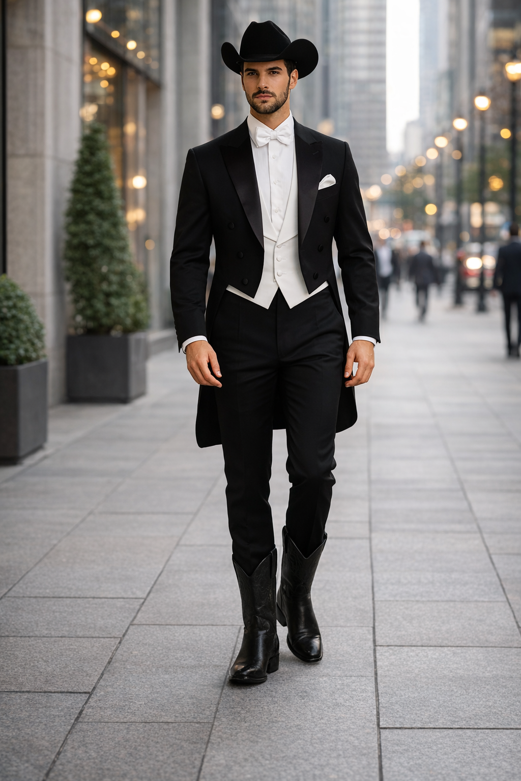 Western Suit - Trajes Para Hombres - Cowboy Formal Attires - Trajes De Novio - Black