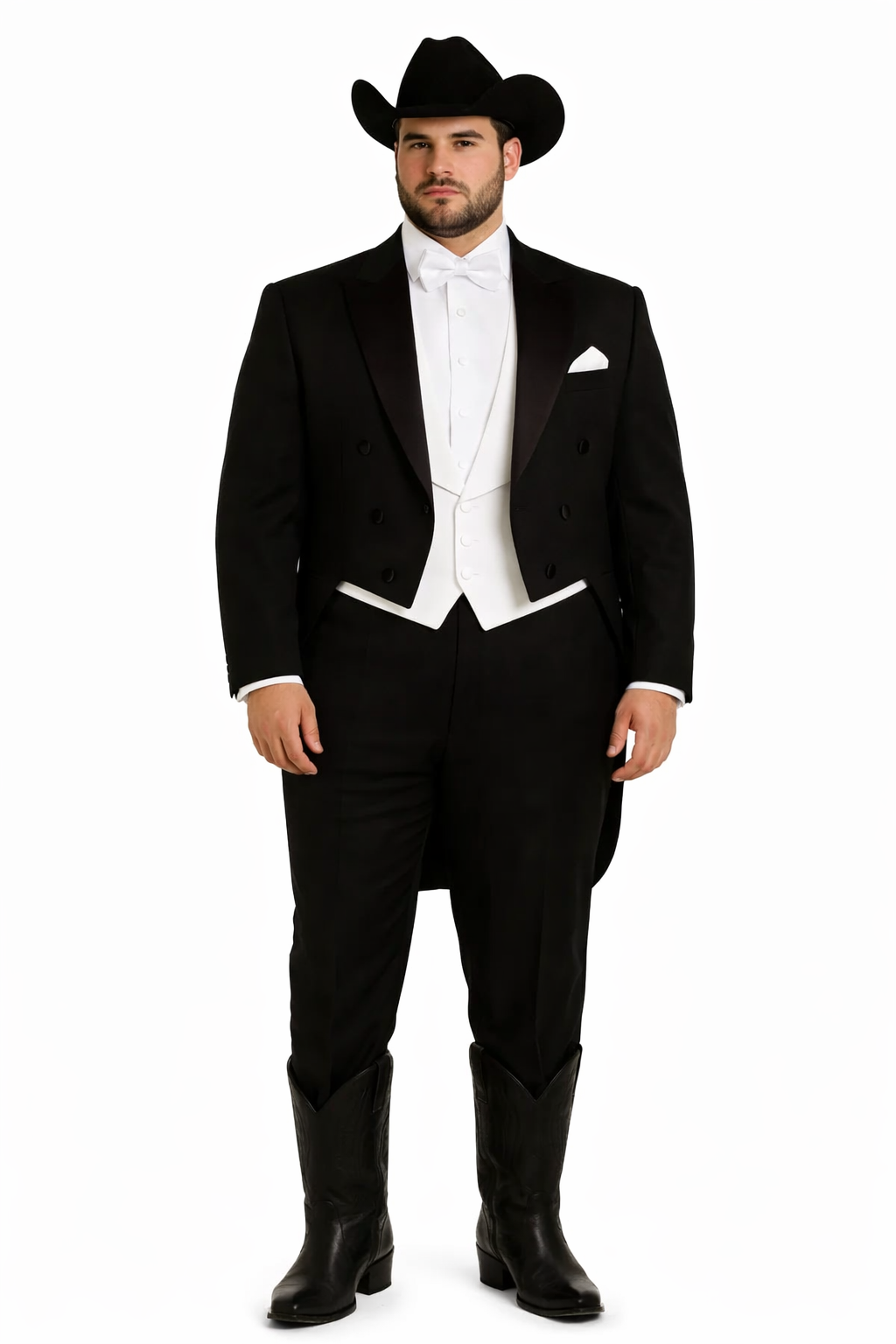 Western Suit - Trajes Para Hombres - Cowboy Formal Attires - Trajes De Novio - Black