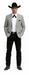 Western Suits For Grey Wedding - Western Tuxedo