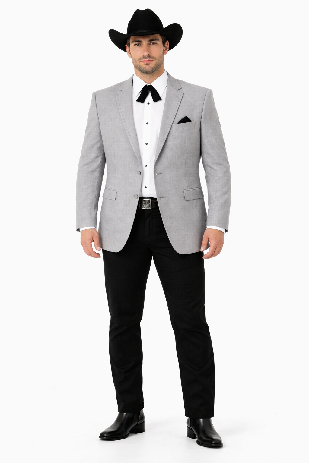 Western Suits For Wedding - Traje Para Hombre - Western Tuxedo - Cowboy Tuxedo Grey