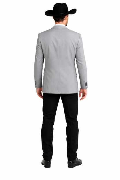 Western Suits For Wedding - Traje Para Hombre - Western Tuxedo - Cowboy Tuxedo Grey