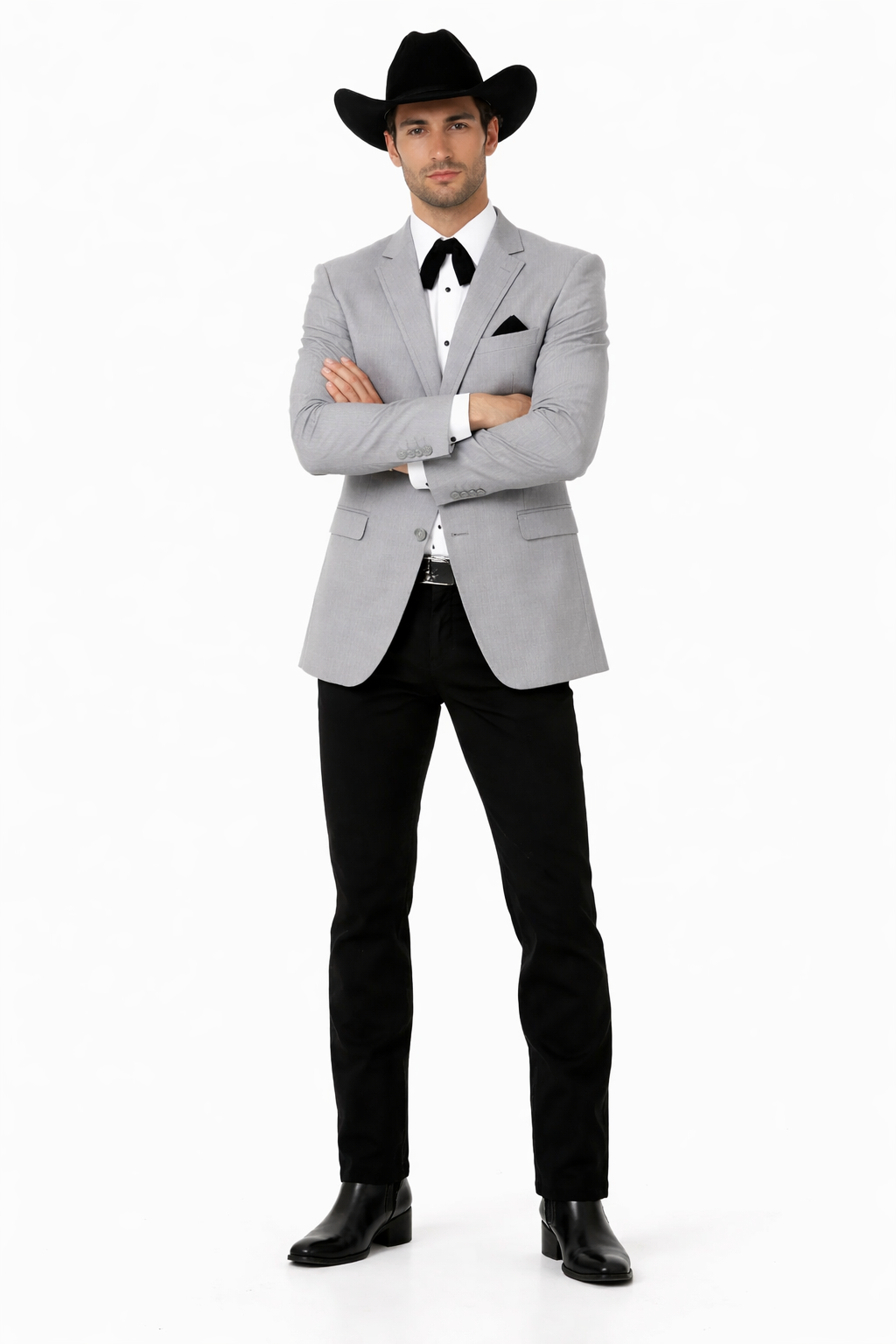 Western Suits For Wedding - Traje Para Hombre - Western Tuxedo - Cowboy Tuxedo Grey