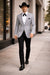 Western Suits For Grey Wedding - Western Tuxedo - Traje Para Hombre