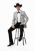 Western Suits For Wedding - Traje Para Hombre - Western Tuxedo - Cowboy Tuxedo Grey