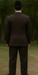 Western Suits For Wedding - Cowboy Suit With Trim Collar - Slim Fit Cut -  Brown Fitted Pants