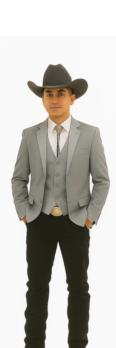 Western Suits For Wedding - Grey Western Tuxedo