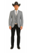 Western Suits For Wedding - Grey Western Tuxedo - Traje Para Hombre