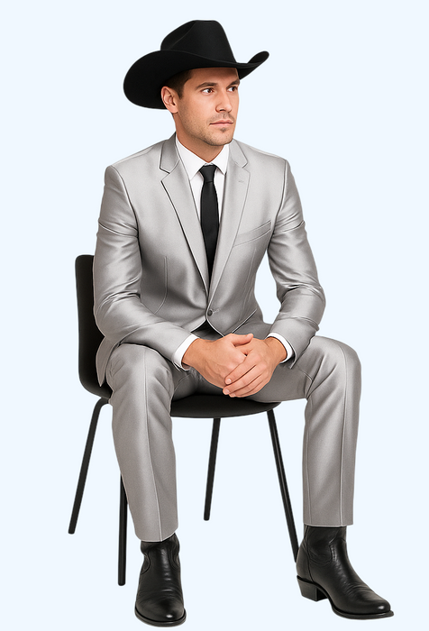 Western Suits For Wedding - Slim Fit Western Tuxedo - Traje Para Hombre