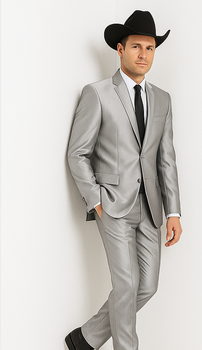 Western Suits For Wedding - Slim Fit Western Tuxedo - Traje Para Hombre