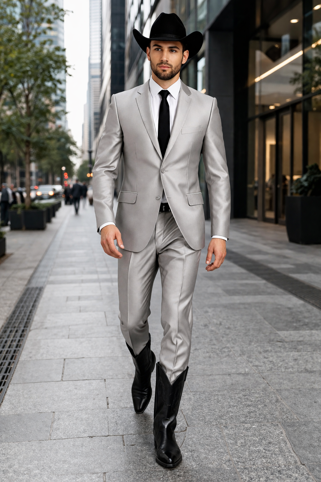 Western Suits For Wedding - Slim Fit Western Tuxedo - Traje Para Hombre