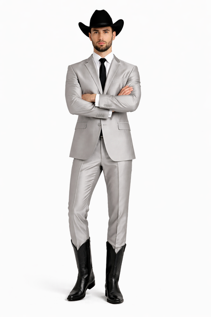Western Suits For Wedding - Slim Fit Western Tuxedo - Traje Para Hombre