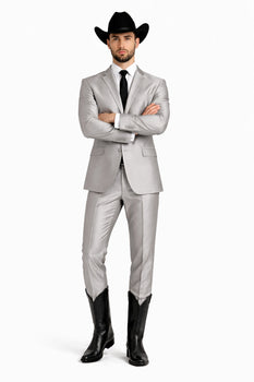 Western Suits For Wedding - Slim Fit Western Tuxedo - Traje Para Hombre