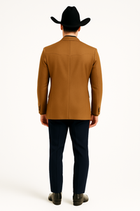 Western Suits For Wedding - Traje Para Hombre - Western Tuxedo - Rust