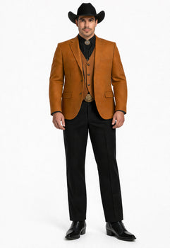 Western Suits For Wedding - Traje Para Hombre - Western Tuxedo - Rust