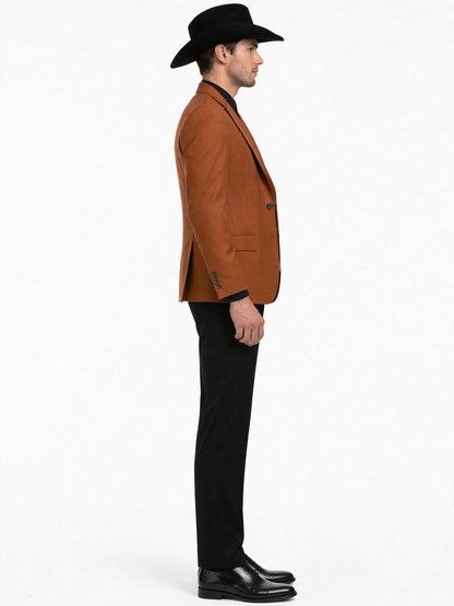 Western Suits For Wedding - Traje Para Hombre - Western Tuxedo - Rust