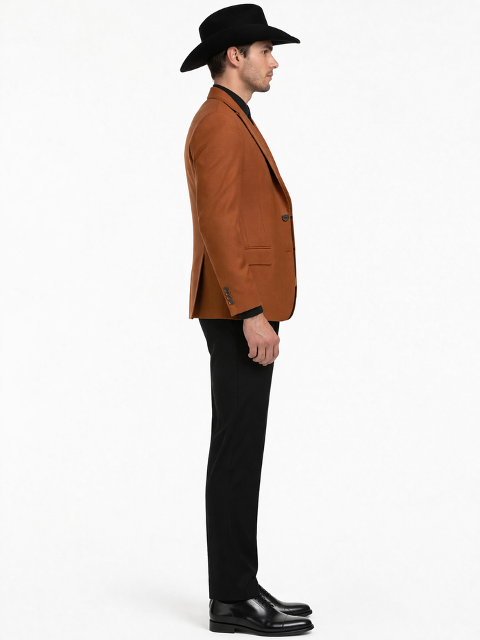 Western Suits For Wedding - Traje Para Hombre - Western Tuxedo - Rust
