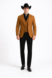 Western Suits For Wedding - Traje Para Hombre - Western Tuxedo - Rust