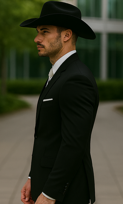 Western Suits For Wedding - Western Tuxedo - Black