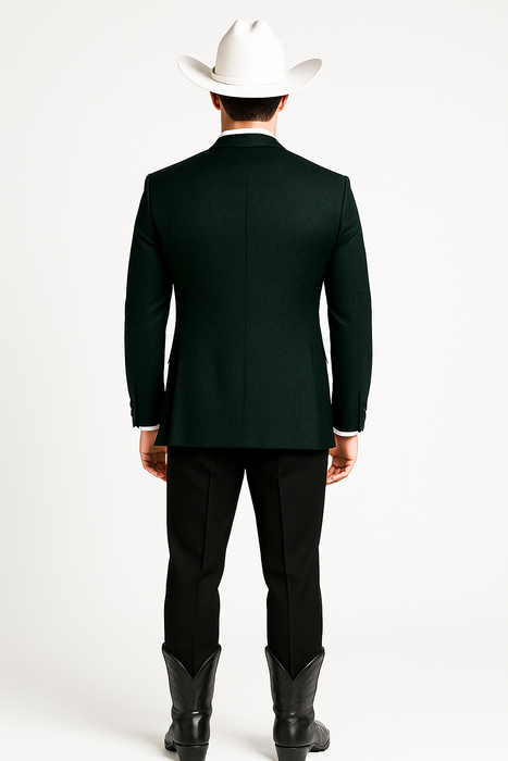 Western Suits For Wedding - Western Tuxedo - Black - Traje Para Hombre