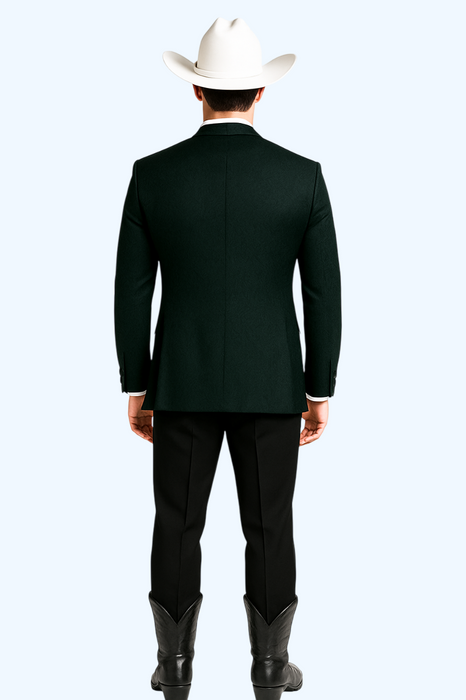 Western Suits For Wedding - Western Tuxedo - Black - Traje Para Hombre