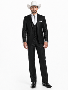 Western Suits For Wedding - Western Tuxedo - Black - Traje Para Hombre