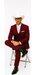 Western Suits For Wedding - Western Tuxedo - Burgundy