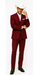 Western Suits For Wedding - Western Tuxedo - Burgundy