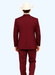 Western Suits For Wedding - Western Tuxedo - Burgundy - Traje Para Hombre