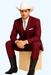 Western Suits For Wedding - Western Tuxedo - Burgundy - Traje Para Hombre