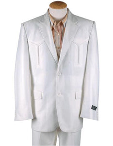 Western Suits For Wedding - Western Tuxedo - Cowboy Tuxedo White