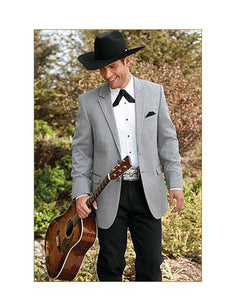 Western Suits For Wedding - Western Tuxedo - Cowboy Tuxedo Grey