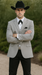 Western Suits For Wedding - Western Tuxedo - Cowboy Tuxedo Grey