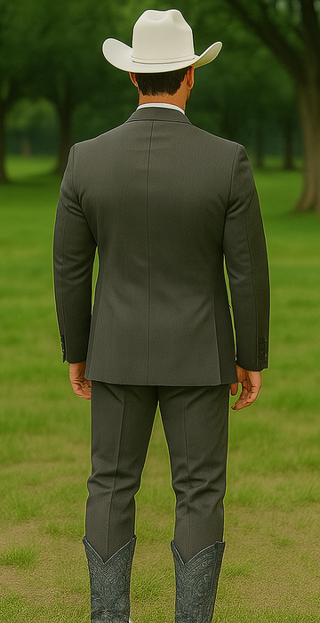 Western Suits For Wedding - Western Tuxedo - Grey