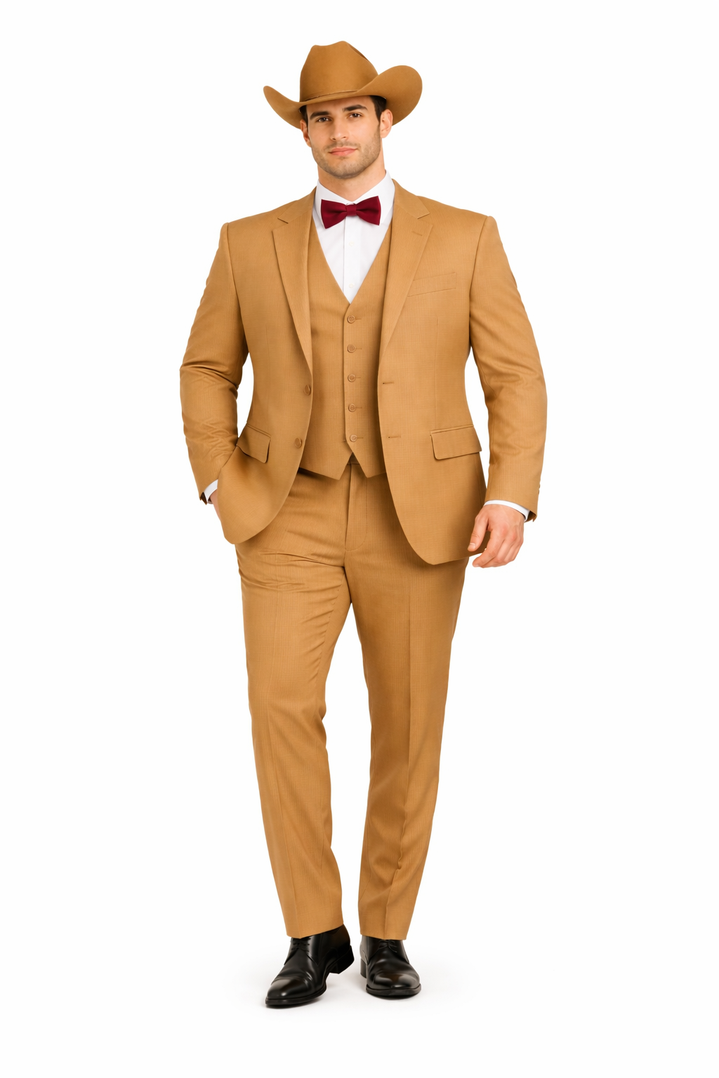 Western Suits - Tan Cowboy Tuxedo - Traje Para Hombre