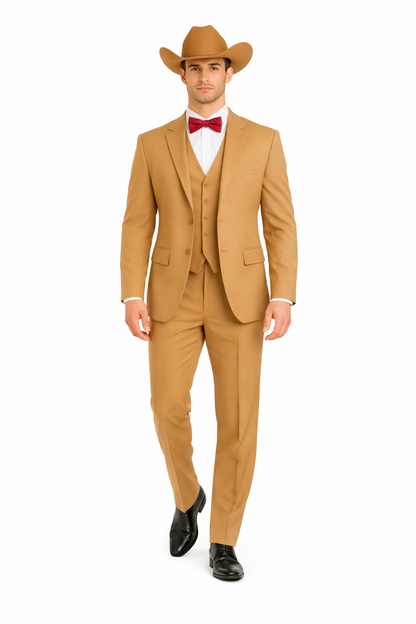 Western Suits - Tan Cowboy Tuxedo - Traje Para Hombre