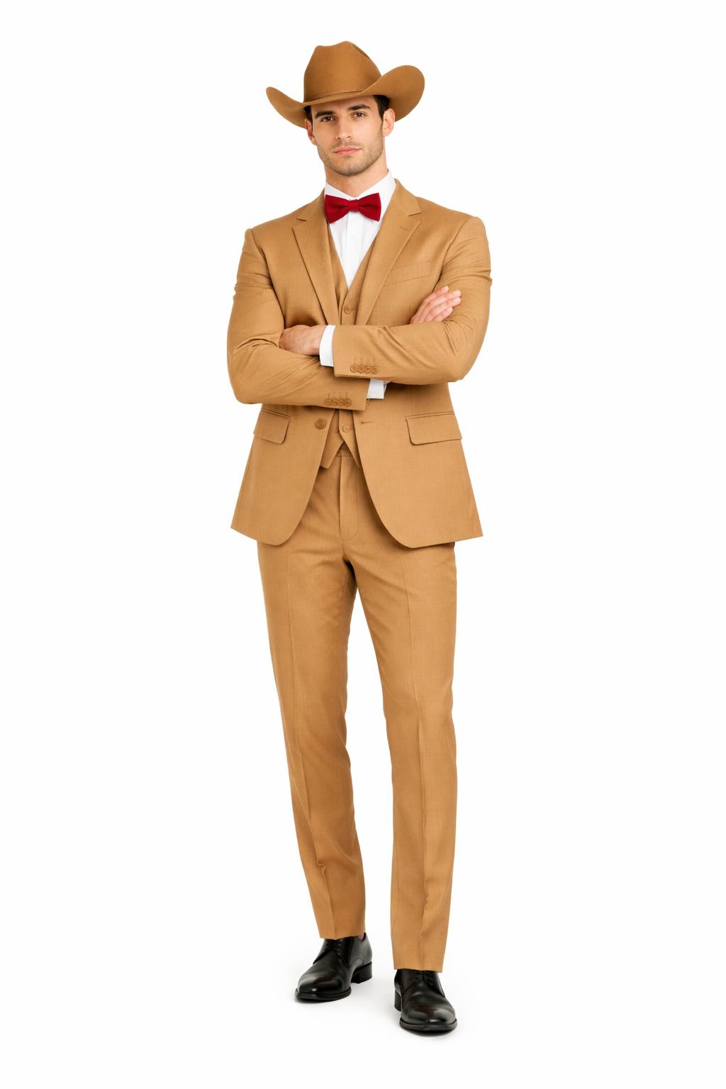 Western Suits - Tan Cowboy Tuxedo - Traje Para Hombre