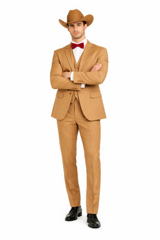 Western Suits - Tan Cowboy Tuxedo - Traje Para Hombre