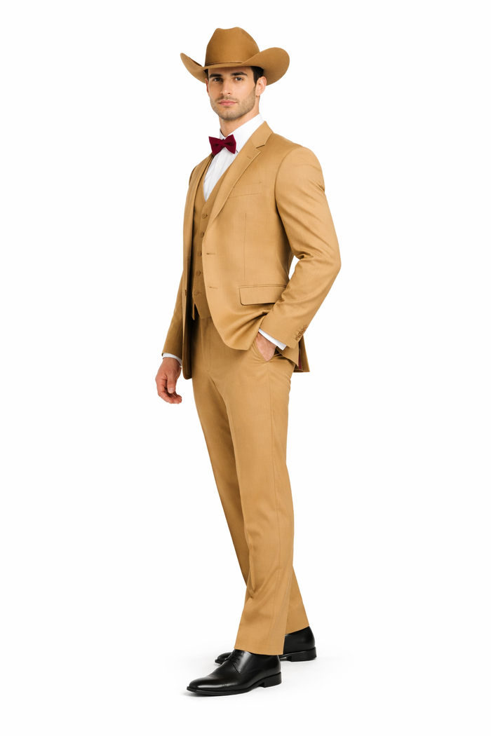 Western Suits - Tan Cowboy Tuxedo - Traje Para Hombre