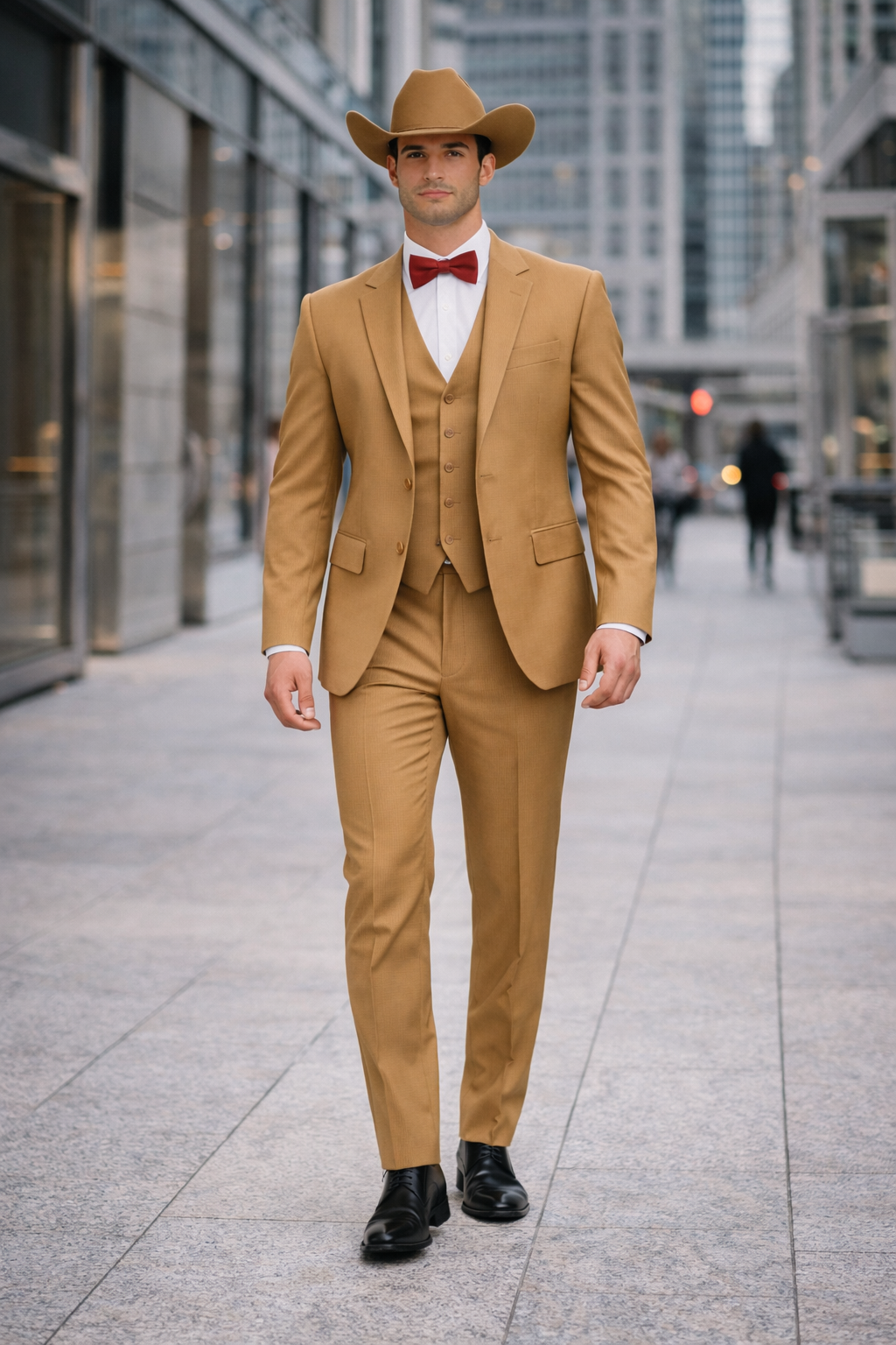 Western Suits - Tan Cowboy Tuxedo - Traje Para Hombre