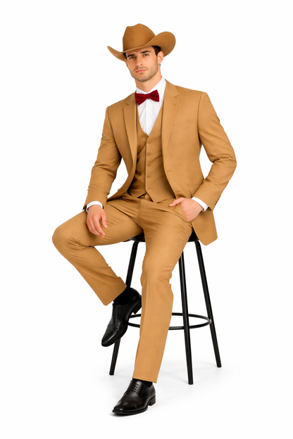 Western Suits - Tan Cowboy Tuxedo - Traje Para Hombre