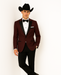 Western Suits - Trajes Para Hombres  - Cowboy Formal Attire - Trajes De Novio - Burgundy