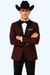 Western Suits - Trajes Para Hombres  - Cowboy Formal Attire - Trajes De Novio - Burgundy